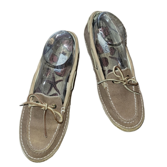 Sperry Slip On Moccasin Style Boat Deck Shoes sz 8.5 - Picture 2 of 8